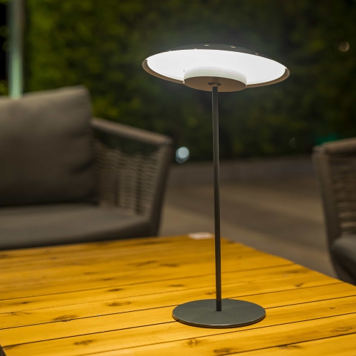 Newgarden Sardinia 40 Portable LED Table Lamp, Anthracite