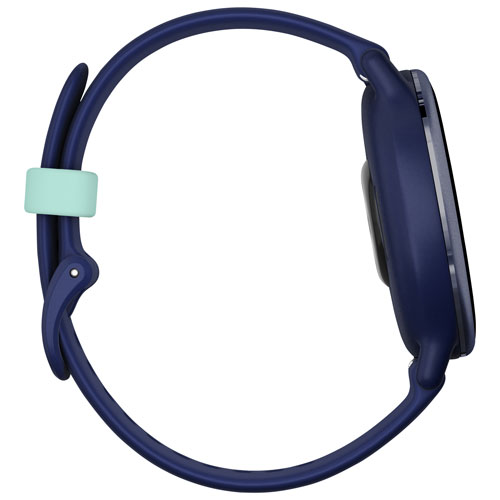 Montre intelligente Bluetooth de 42 mm vivoactive 5 de Garmin - Bleu marine