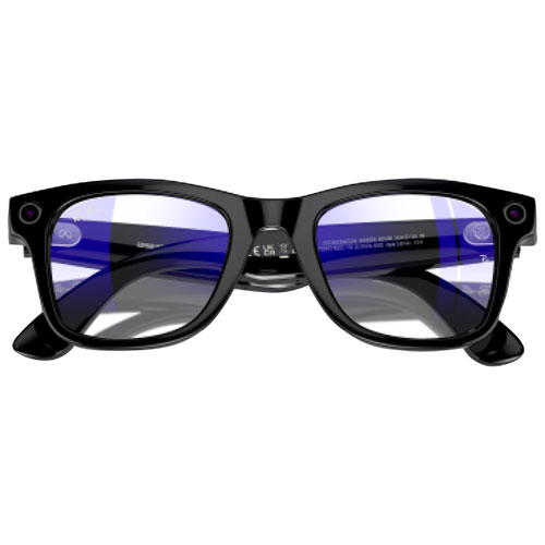 Ray-Ban, Meta Wayfarer Smart Glasses with Photo, Video & Audio - Shiny  Black/Clear