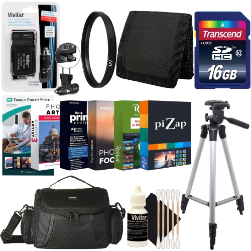 Everyday Essentials Accessory Bundle for Canon EOS R10 R50 Camera 18-45mm Lens