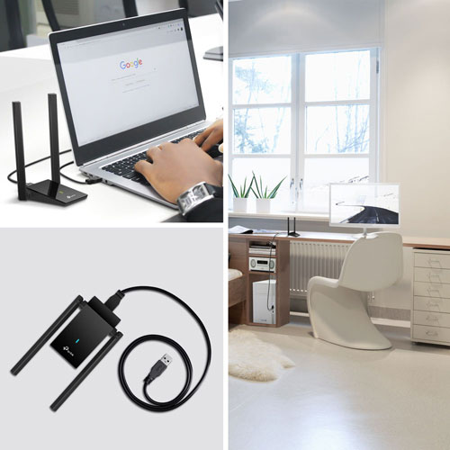 Adaptateur sans fil Wi-Fi 6E à gain élevé Archer AX1800 de TP-Link