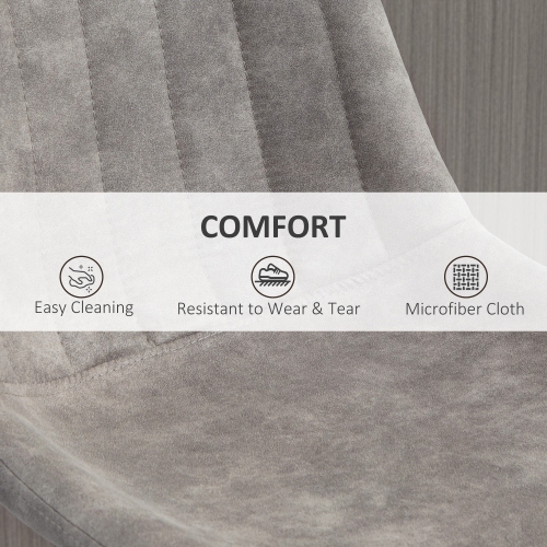 HOMCOM Adjustable Bar Stools Set of 2, Leathaire Swivel Barstools with Back and Footrest, Upholstered Bar Chairs for Kitchen, Dining Room, Home Pub,