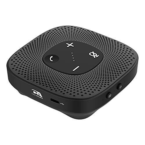 CYBER ACOUSTICS  Ca Essential Speakerphone Sp-2000 USB And Bluetooth Speakerphone, Clear Sound, 360 Degree Noise Cancelling Microphone \w 3M Range, 66