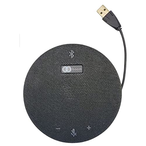 Giro Wireless HD Bluetooth 5.0 and USB Portable Speakerphone, 360 Degree omnidirectional Pickup, 12hr Talk time, cancelation, Intelligent Dynamic
