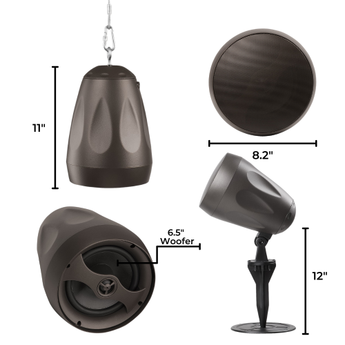 OSD Forza 6, 6.5" In/Outdoor Pendant Speaker