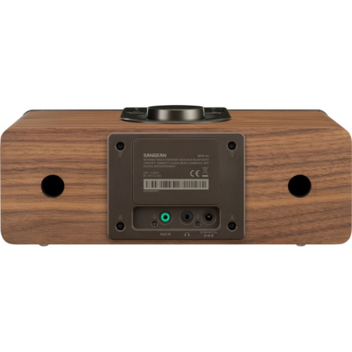 SANGEAN – radio numérique en bois WFR-32 Internet/aux/Bluetooth/Spotify Connect/Cloud Music/AirMusic Control, noyer