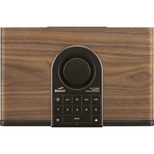 SANGEAN – radio numérique en bois WFR-32 Internet/aux/Bluetooth/Spotify Connect/Cloud Music/AirMusic Control, noyer