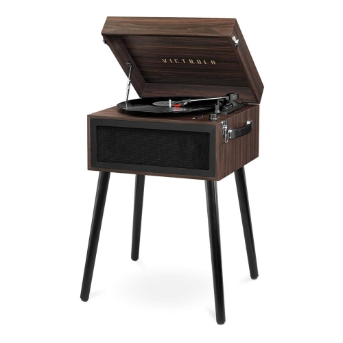 VICTROLA  Vta-75-Esp Liberty 5-In-1 Turntable Music Entertainmentcenter With Bluetooth Wireless Fm Radio USB Recorder Wood (Espresso)