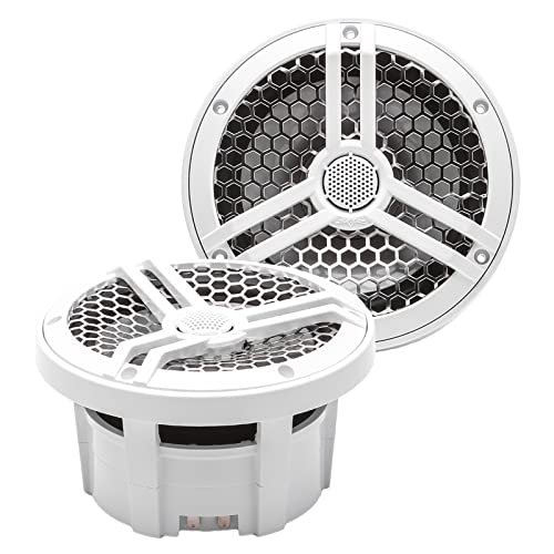 SK65M 6.5" 2-Way Marine Full Range 320 Watt Coaxial Speakers, Pair