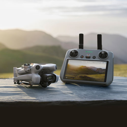 DJI Mini 4 Pro Quadcopter Drone & Remote Control with Built-in Screen