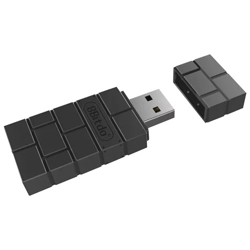 Adaptateur Manette pour Nintendo Switch Sans Fil PS4 PS3 Xbox Playstation  PC Clef USB (NOIR)
