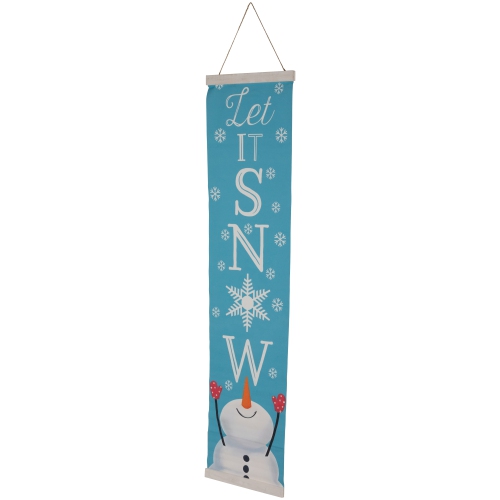 43" Let it Snow Christmas Wall Sign