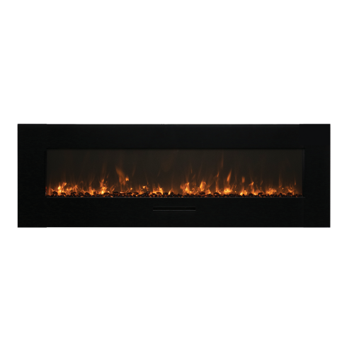 AMANTII  Wm-Fm-60-7023-Bg-Oob-2 -Refurbished(Excellent)-Wall Mount / Flush Mount Electric Fireplace