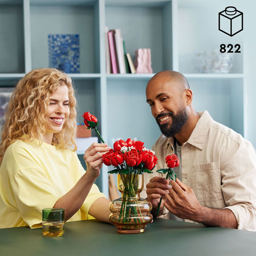LEGO Flowers: Bouquet of Roses - 822 Pieces