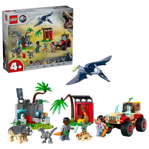 LEGO Jurassic World Baby Dinosaur Rescue Center - 139 Pieces