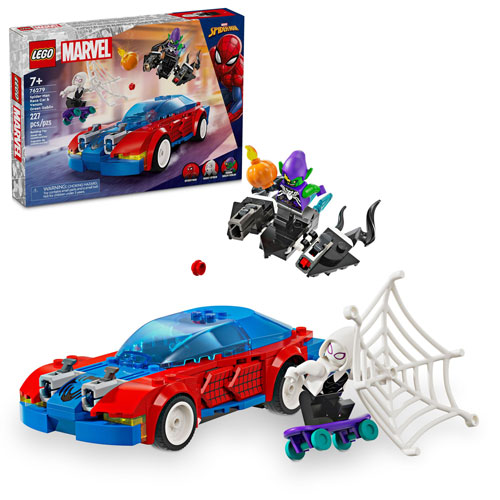 LEGO Marvel Spider-Man Race Car & Venom Green Goblin - 227 Pieces