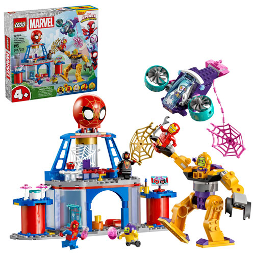 LEGO Marvel Super Heroes: Team Spidey Web Spinner Headquarters - 193 Pieces