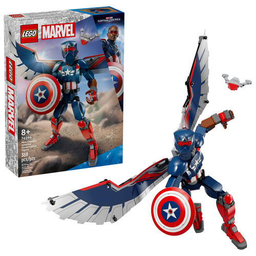 LEGO Marvel: New Captain America Construction Figure - 359 Pieces