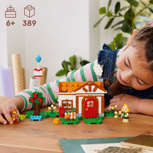 Image 5 of 6.. LEGO Animal Crossing: Isabelle's House Visit - 389 Pieces