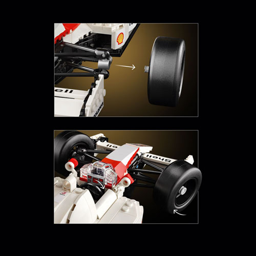 LEGO Icons: McLaren Model Car MP4/4 & Ayrton Senna - 693 Pieces