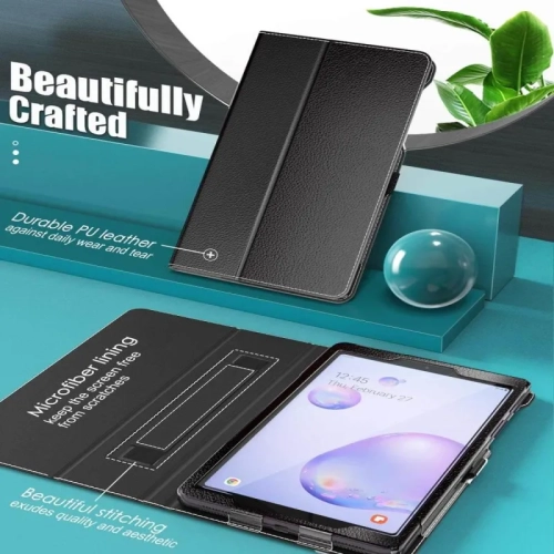 Slim PU Tablet Case for Samsung Galaxy Tab A 8.4" 2020 - Lightweight Stand Cover, Shockproof, Protective Shell