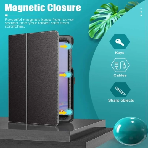 Slim PU Tablet Case for Samsung Galaxy Tab A 8.4" 2020 - Lightweight Stand Cover, Shockproof, Protective Shell