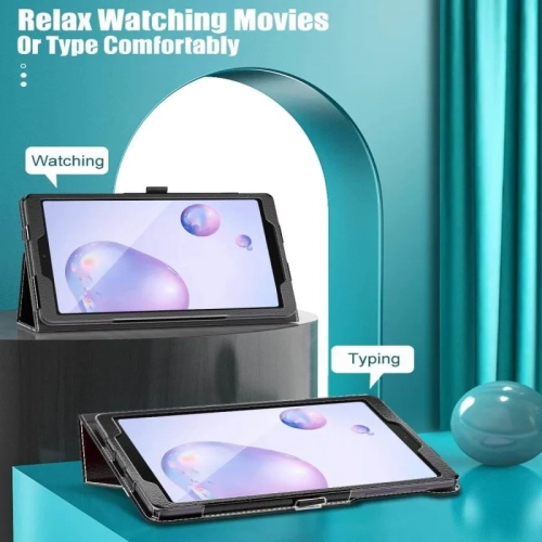Slim PU Tablet Case for Samsung Galaxy Tab A 8.4" 2020 - Lightweight Stand Cover, Shockproof, Protective Shell