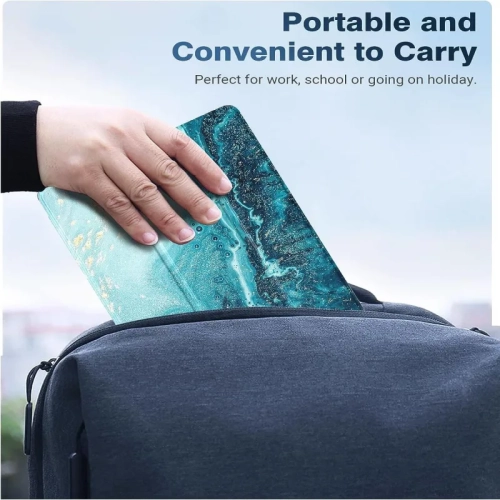 Galaxy Tab A8 Case 2021/2022 10.5 Inch SM-X200/SM-X205 - Slim TPU Translucent Frosted Back Cover with Auto Wake/Sleep Feature for Samsung A8 Tablet -