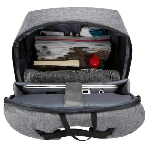 High-Capacity Laptop Backpack with USB Charging - Versatile