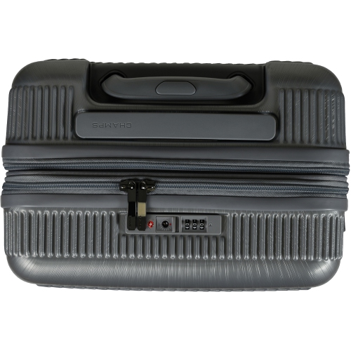 CHAMPS Luggage Iconic II Collection 3-Piece Hard Side 8-Wheeled Expandable Luggage Set - Silver