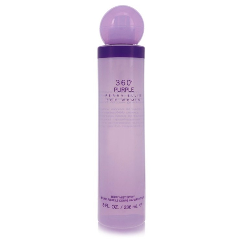 FRAGRANCEX  Perry Ellis 360 By Perry Ellis Body Mist 8 OZ for Women In Purple