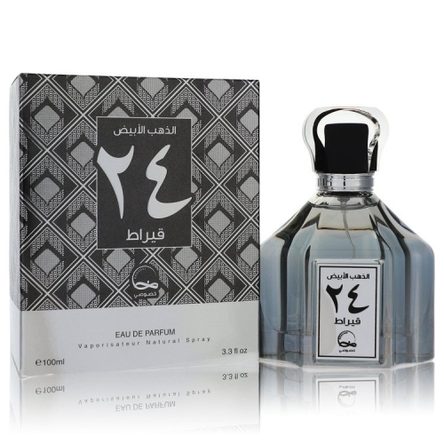 Image 1 de 1.. Eau de parfum en vaporisateur White Gold 24&nbsp;carat de Khususi 3,3&nbsp;oz pour hommes