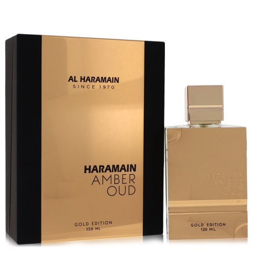 FRAGRANCEX  Al Haramain Amber Oud Edition By Al Haramain Eau De Parfum Spray (Unisex) 4 OZ for Women In Gold