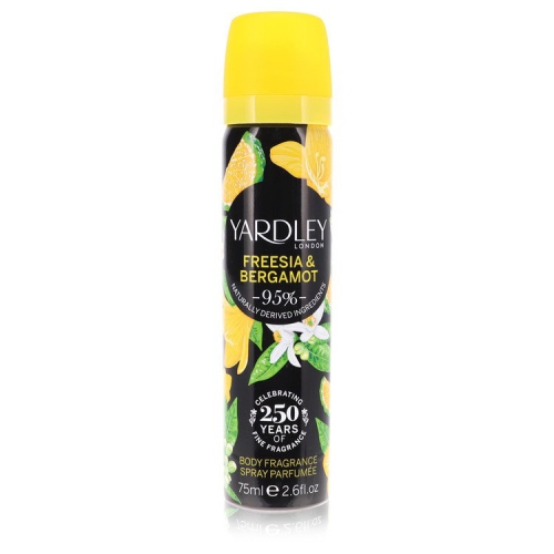 Image 1 of 1.. Yardley Freesia & Bergamot by Yardley London Body Fragrance Spray 2.6 oz for Women