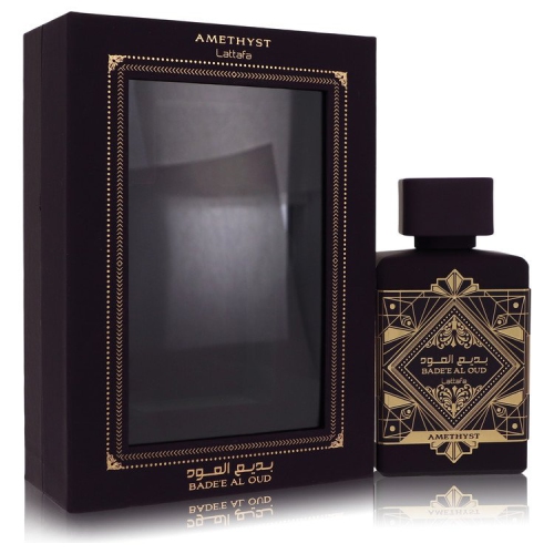FRAGRANCEX  Amethyst Badee Al Oud By Lattafa Eau De Parfum Spray (Unisex) 3.4 OZ for Women