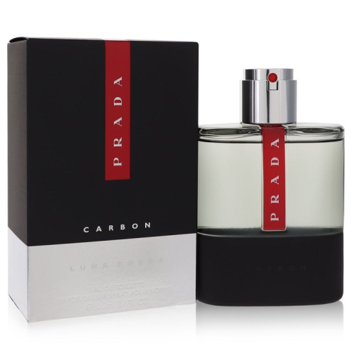 FRAGRANCEX  Prada Luna Rossa Carbon By Prada Eau De Toilette Spray 3.4 OZ for Men