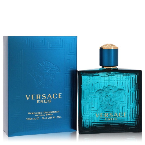 FRAGRANCEX  Versace Eros By Versace Deodorant Spray 3.4 OZ for Men