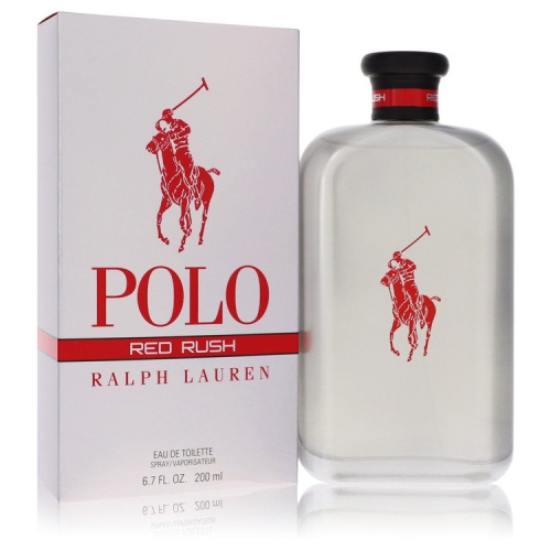 Image 1 of 1.. Polo Red Rush by Ralph Lauren Eau De Toilette Spray 6.7 oz for Men