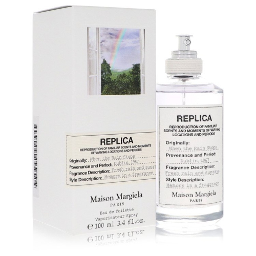 Image 1 de 1.. Réplique quand la pluie s'arrête par Maison Margiela eau de toilette en vaporisateur 3,4&nbsp;oz pour femmes