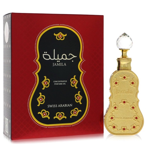 FRAGRANCEX  Swiss Arabian Jamila By Swiss Arabian Concentrated Perfume Oil 0.5 OZ for Women