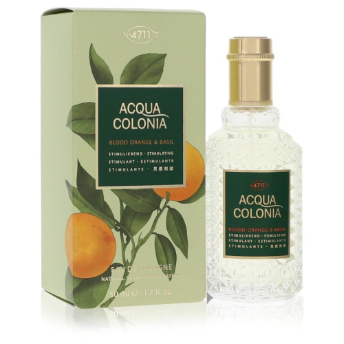 FRAGRANCEX  4711 Acqua Colonia Blood & Basil By 4711 Eau De Cologne Spray (Unisex) 1.7 OZ for Women In Orange