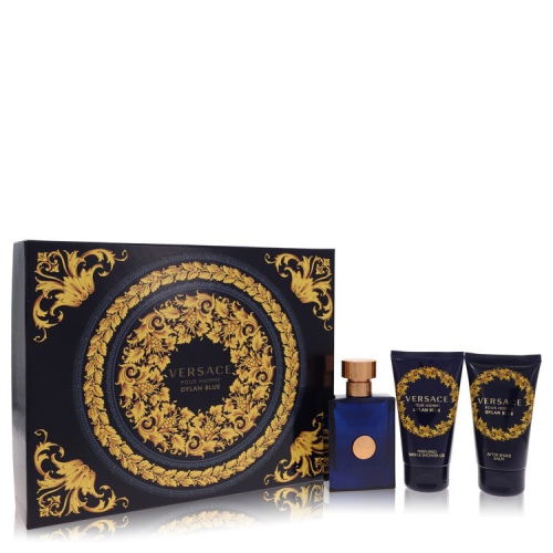 Versace Pour Homme Dylan Blue by Versace Gift Set -- 1.7 oz Eau De