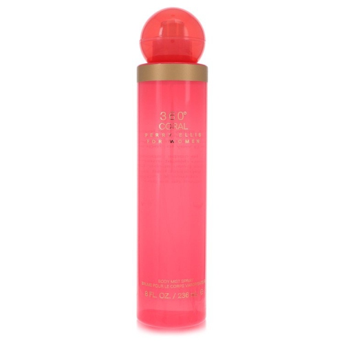 FRAGRANCEX  Perry Ellis 360 By Perry Ellis Body Mist 8 OZ for Women In Coral