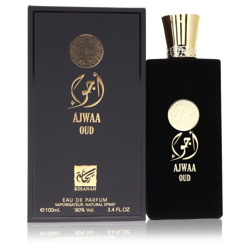 FRAGRANCEX  Ajwaa Oud By Rihanah Eau De Parfum Spray (Unisex) 3.4 OZ for Men