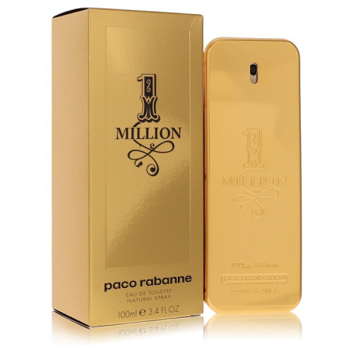 FRAGRANCEX  1 Million By Paco Rabanne Eau De Toilette Spray 3.4 OZ for Men