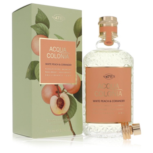 FRAGRANCEX  4711 Acqua Colonia Peach & Coriander By 4711 Eau De Cologne Spray (Unisex) 5.7 OZ for Women In White