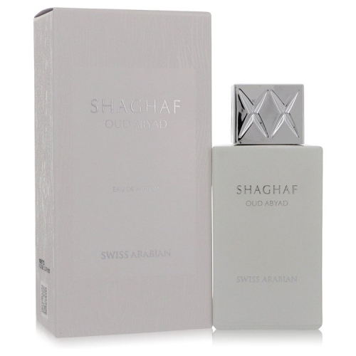 FRAGRANCEX  Shaghaf Oud Abyad By Swiss Arabian Eau De Parfum Spray (Unisex) 2.5 OZ for Men