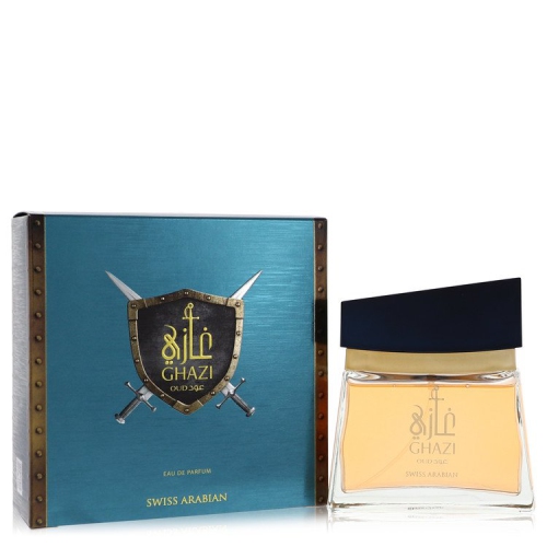 FRAGRANCEX  Swiss Arabian Ghazi Oud By Swiss Arabian Eau De Parfum Spray 3.4 OZ for Men