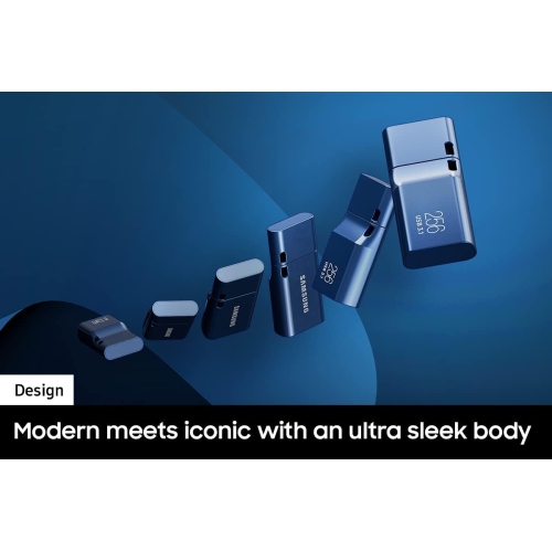 SAMSUNG – clé USB type-C™, 256 Go, transfert de fichiers 4 Go en 11 secondes avec des vitesses de lecture allant jusqu’à 400MB Mo/s 3,13,