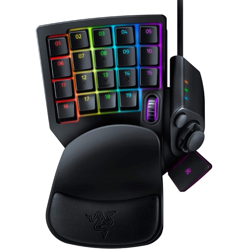 Tartarus V2 Gaming Keypad: Mecha-Membrane Key Switches, 32 Programmable Keys, Customizable Chroma RGB Lighting, Programmable Macros, Classic Black